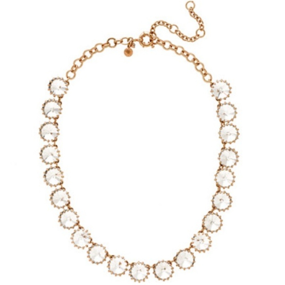 J. CREW Crystal Venus Flytrap Necklace